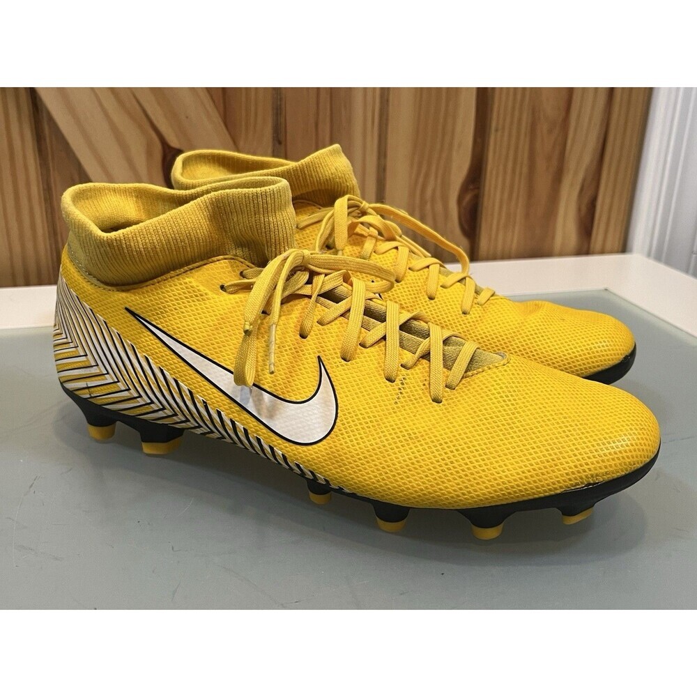 Nike Superfly 6 Academy Neymar Size 7.5 Yellow Soccer Cleat AO9466-710